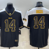 Men's Buffalo Bills Stefon Diggs #14 Black Jersey