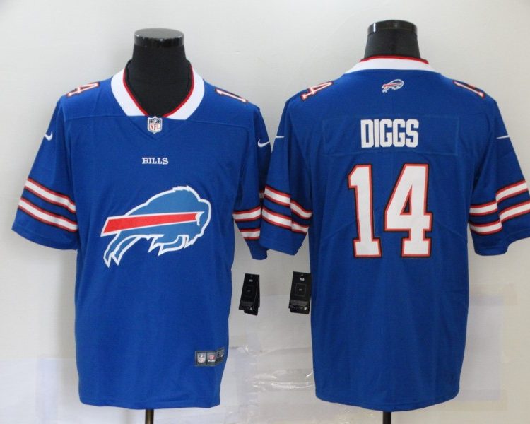 Men's Buffalo Bills Stefon Diggs #14 Blue Jersey