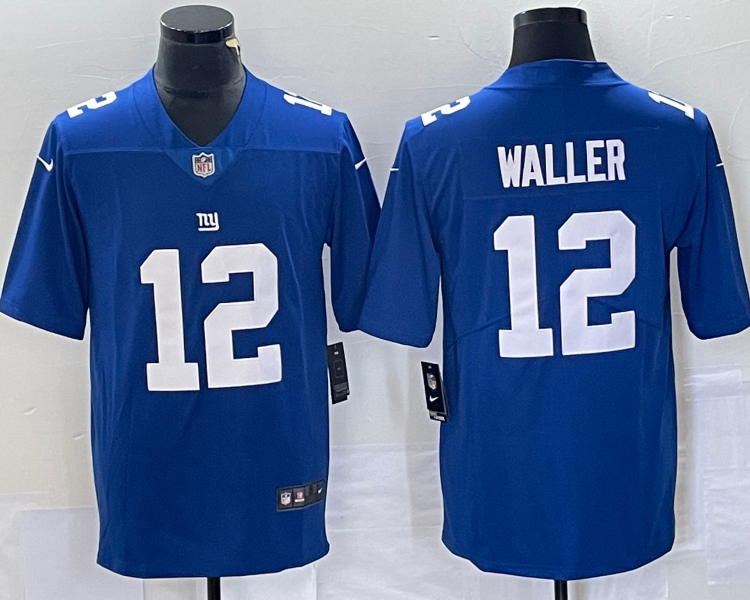 Men's New York Giants Darren Waller #12 Royal Alternate Jersey
