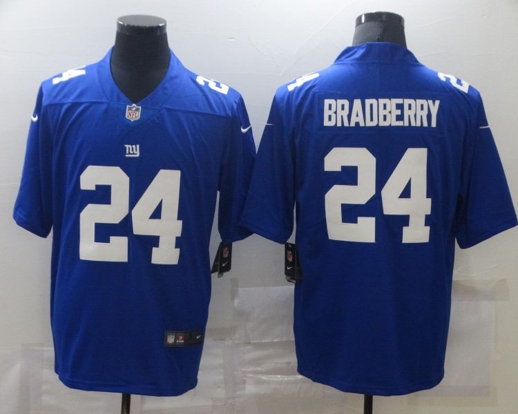 Men's New York Giants James Bradberry #24 Blue Jersey