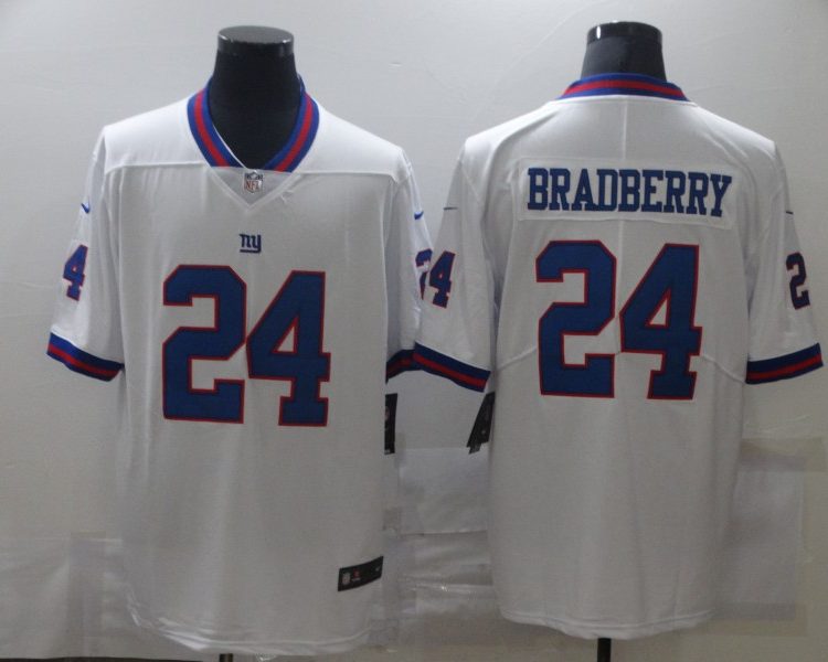 Men's New York Giants James Bradberry #24 White Jersey