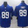 Men's New York Giants Kadarius Toney #89 Blue Jersey