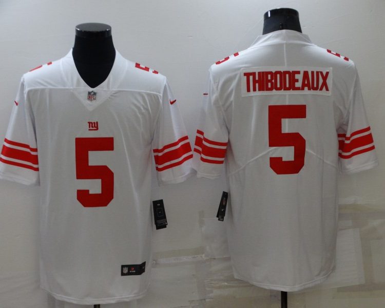 Men's New York Giants Kayvon Thibodeaux #5 White Jersey