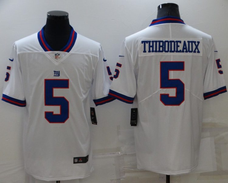 Men's New York Giants Kayvon Thibodeaux #5 White Jersey