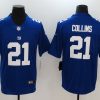 Men's New York Giants Landon Collins #21 Blue Jersey