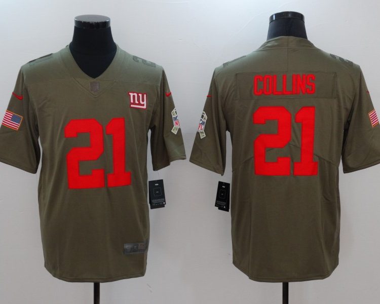Men's New York Giants Landon Collins #21 Brown Jersey