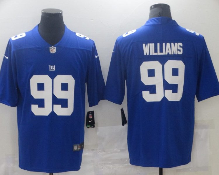 Men's New York Giants Leonard Williams #99 Blue Jersey
