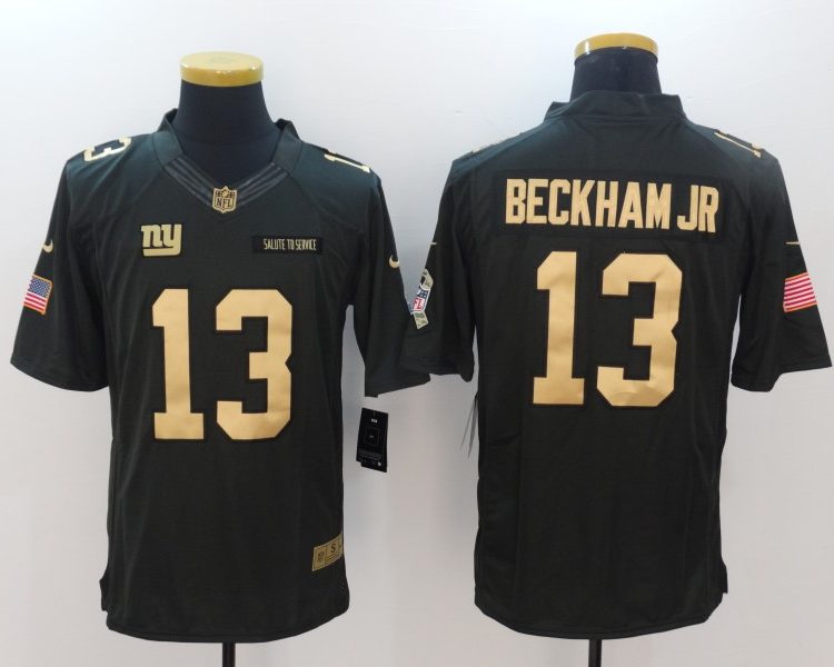 Men's New York Giants Odell Beckham Jr. #13 Black Jersey