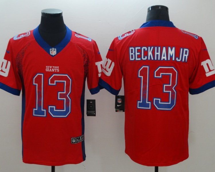 Men's New York Giants Odell Beckham Jr. #13 Red Jersey