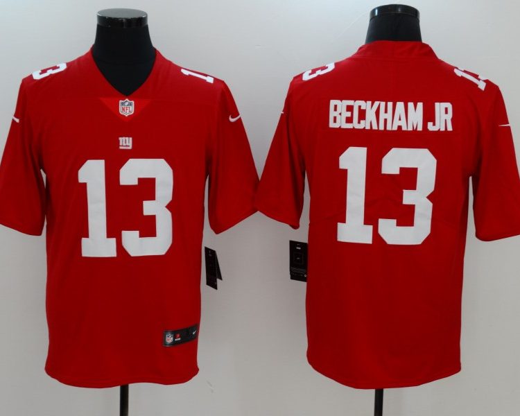 Men's New York Giants Odell Beckham Jr. #13 Red Jersey