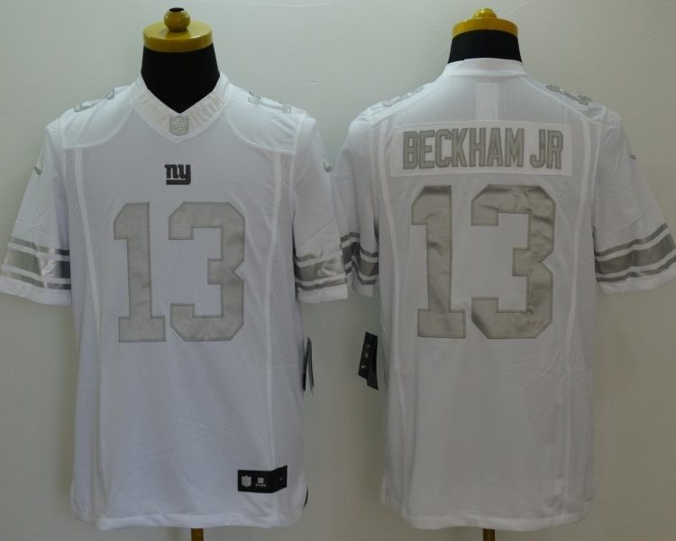 Men's New York Giants Odell Beckham Jr. #13 White Alternate Jersey