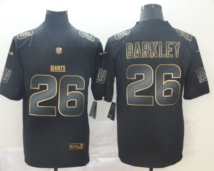 Men's New York Giants Saquon Barkley #26 Black Jersey