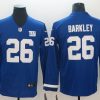 Men's New York Giants Saquon Barkley #26 Blue Jersey