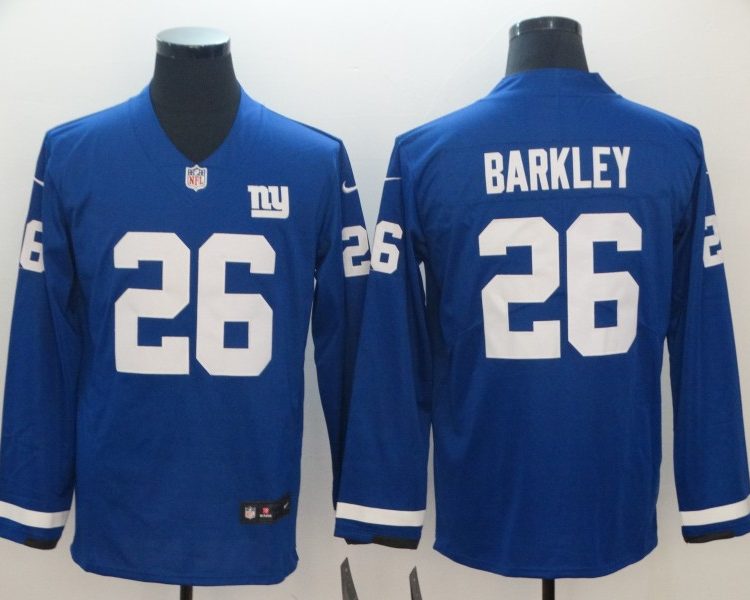 Men's New York Giants Saquon Barkley #26 Blue Jersey