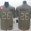 Men's New York Giants Saquon Barkley #26 Brown Jersey