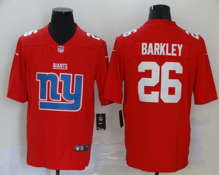 Men's New York Giants Saquon Barkley #26 Red Jersey