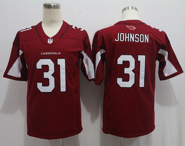 Men's Arizona Cardinals David Johnson #31 Red Jersey