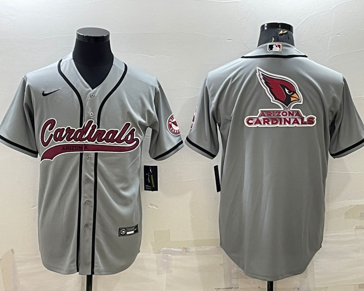 Men's Arizona Cardinals Gray Jersey