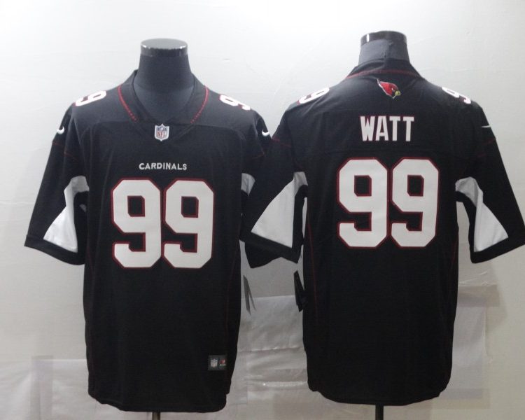 Men's Arizona Cardinals J.J. Watt #99 Black Alternate Jersey
