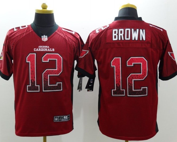 Men's Arizona Cardinals John Brown #12 Red Jersey