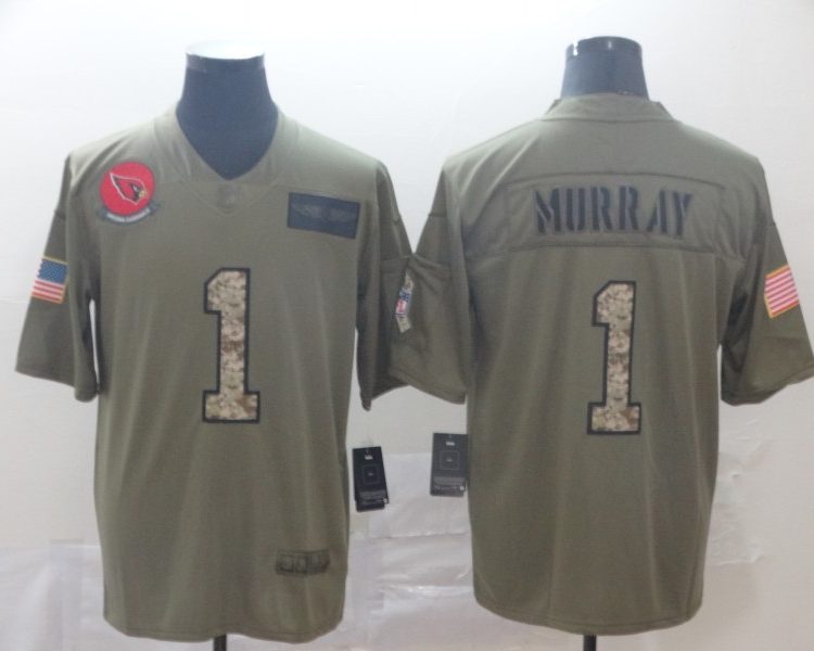 Men's Arizona Cardinals Kyler Murray #1 Brown Jersey