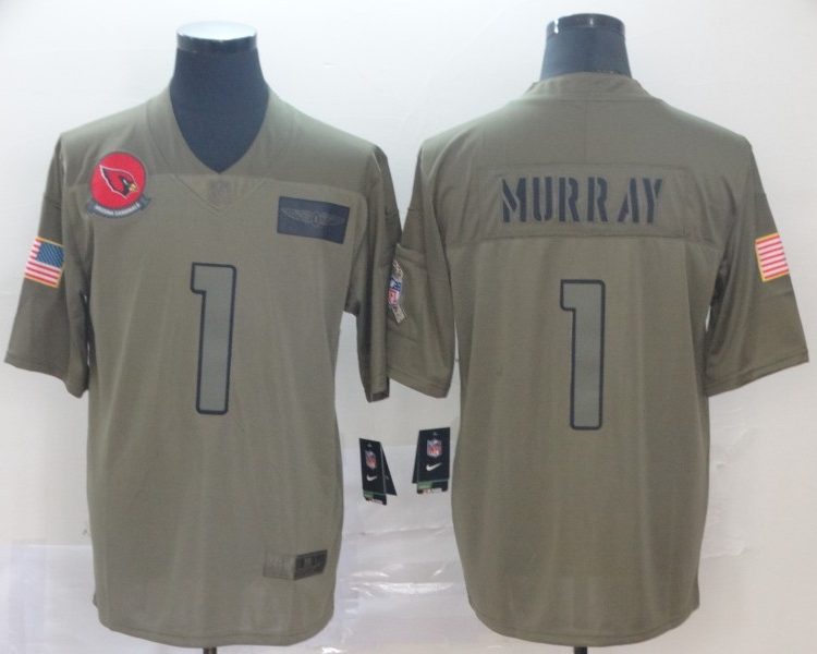 Men's Arizona Cardinals Kyler Murray #1 Brown Jersey