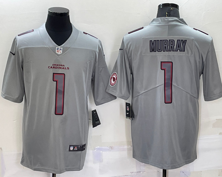 Men's Arizona Cardinals Kyler Murray #1 Gray Alternate Jersey