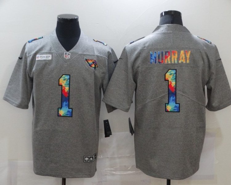 Men's Arizona Cardinals Kyler Murray #1 Gray Jersey