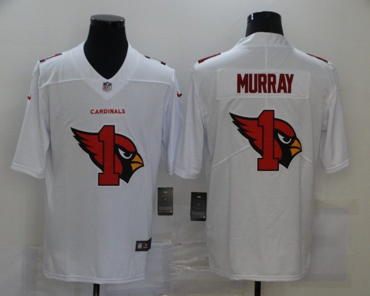 Men's Arizona Cardinals Kyler Murray #1 White Jersey