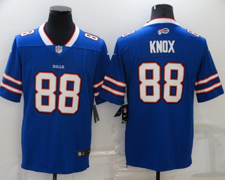 Men's Buffalo Bills Dawson Knox #88 Blue Jersey