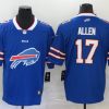 Men's Buffalo Bills Josh Allen #17 Blue Jersey