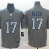 Men's Buffalo Bills Josh Allen #17 Gray Jersey
