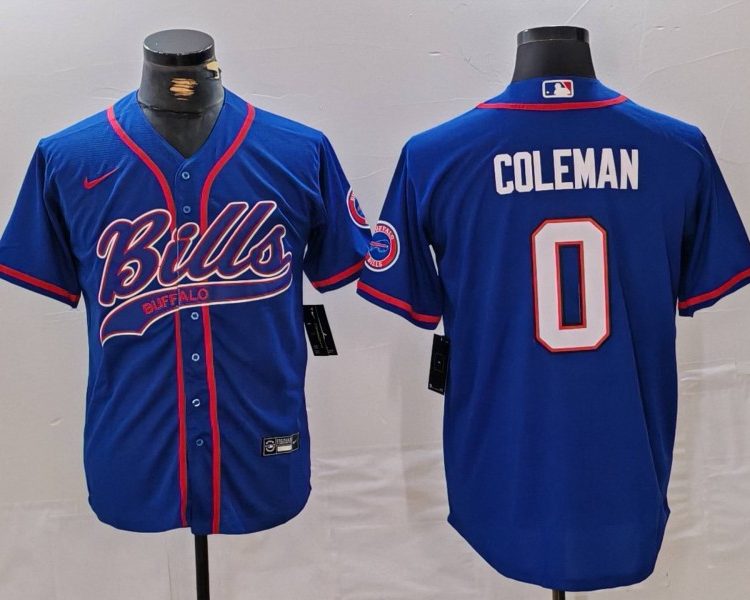 Men's Buffalo Bills Keon Coleman #0 Royal Jersey