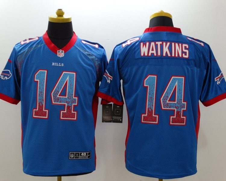 Men's Buffalo Bills Sammy Watkins #14 Blue Jersey
