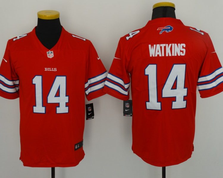 Men's Buffalo Bills Sammy Watkins #14 Red Jersey