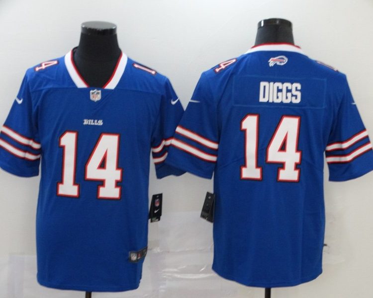 Men's Buffalo Bills Stefon Diggs #14 Blue Jersey