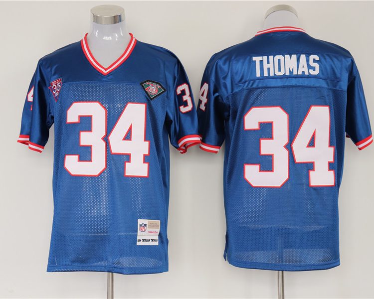 Men's Buffalo Bills Thurman Thomas Mitchell & Ness Blue Legacy Jersey