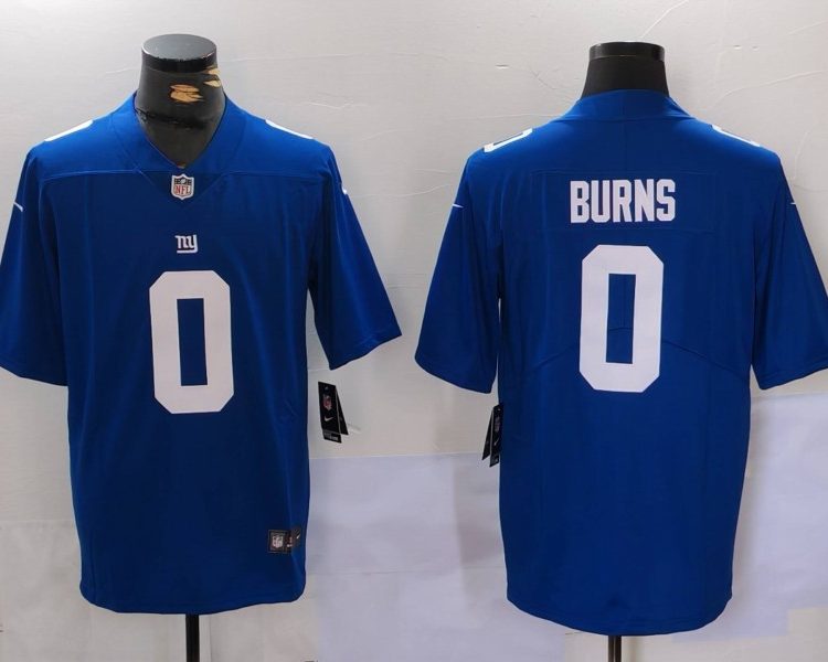 Men's New York Giants Brian Burns #0 Royal Jersey