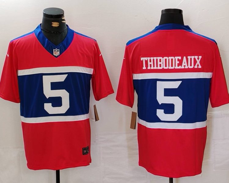 Men's New York Giants Kayvon Thibodeaux #5 Century Red Alternate Jersey