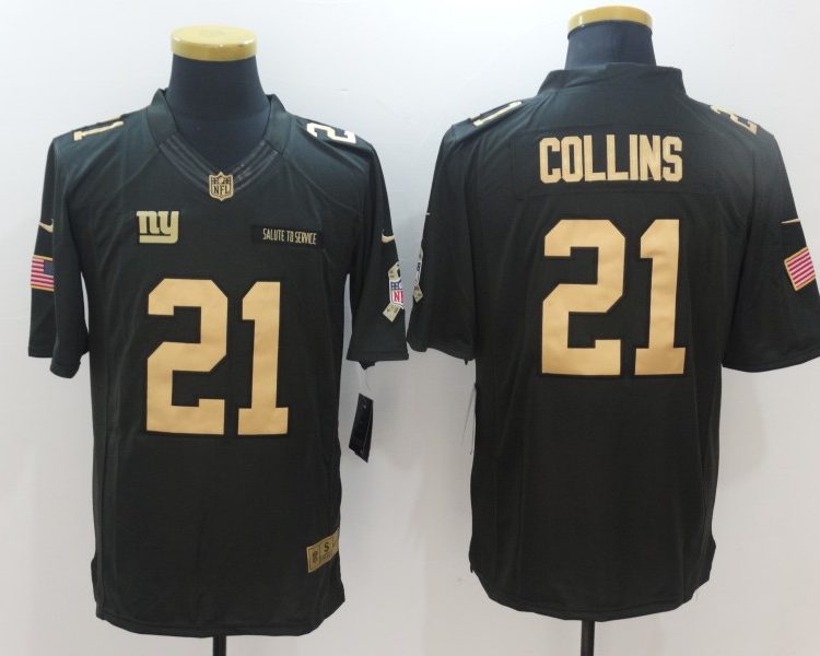 Men's New York Giants Landon Collins #21 Black Jersey