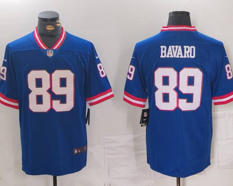 Men's New York Giants Mark Bavaro #89 Royal Classic Jersey
