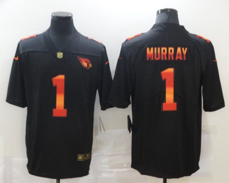 Men's Arizona Cardinals #1 Kyler Murray Black Jersey