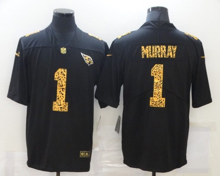 Men's Arizona Cardinals #1 Kyler Murray Black Jersey