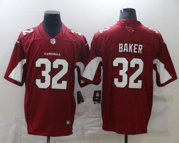 Men's Arizona Cardinals Budda Baker #32 Red Jersey