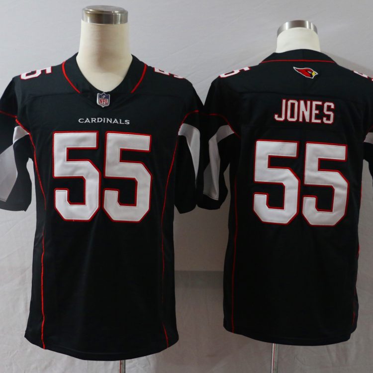 Men's Arizona Cardinals Chandler Jones #55 Black Jersey