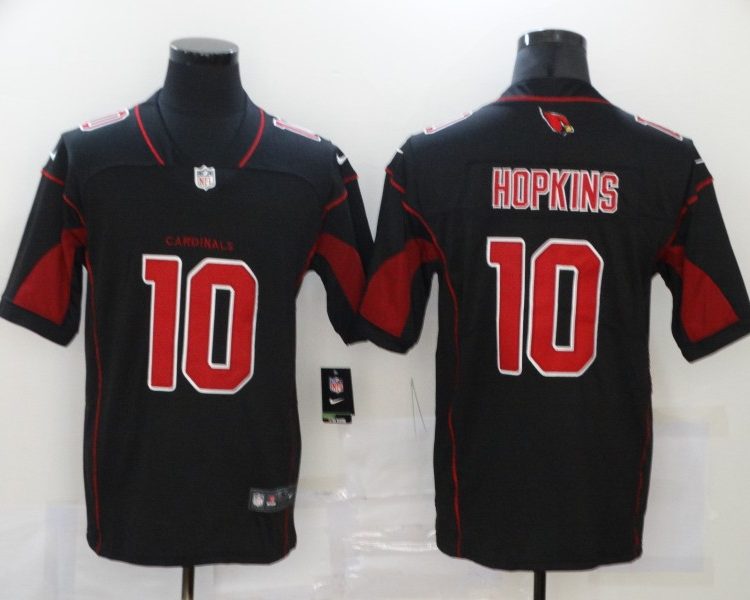 Men's Arizona Cardinals DeAndre Hopkins #10 Black Alternate Jersey