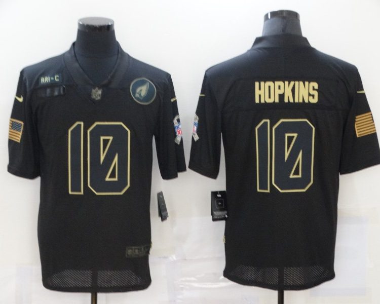 Men's Arizona Cardinals DeAndre Hopkins #10 Black Jersey