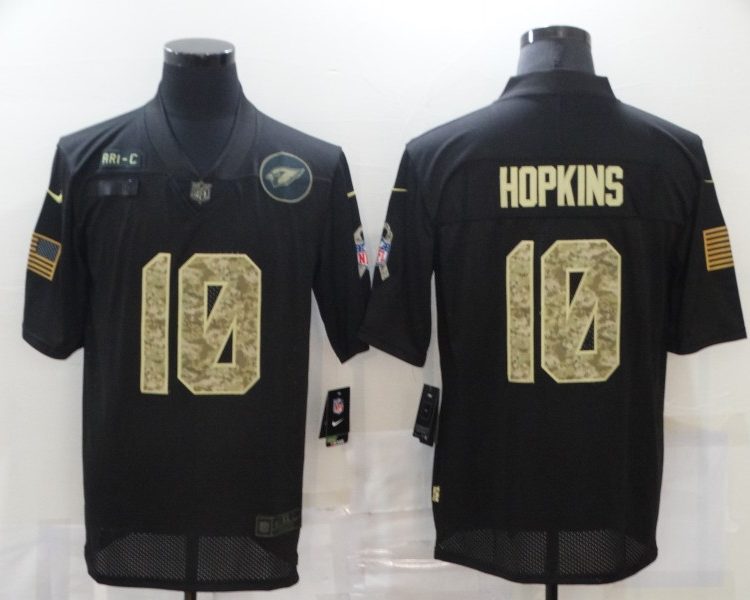 Men's Arizona Cardinals DeAndre Hopkins #10 Black Jersey