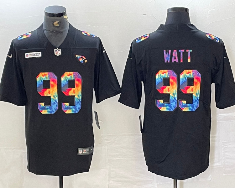 Men's Arizona Cardinals J.J. Watt #99 Black Jersey