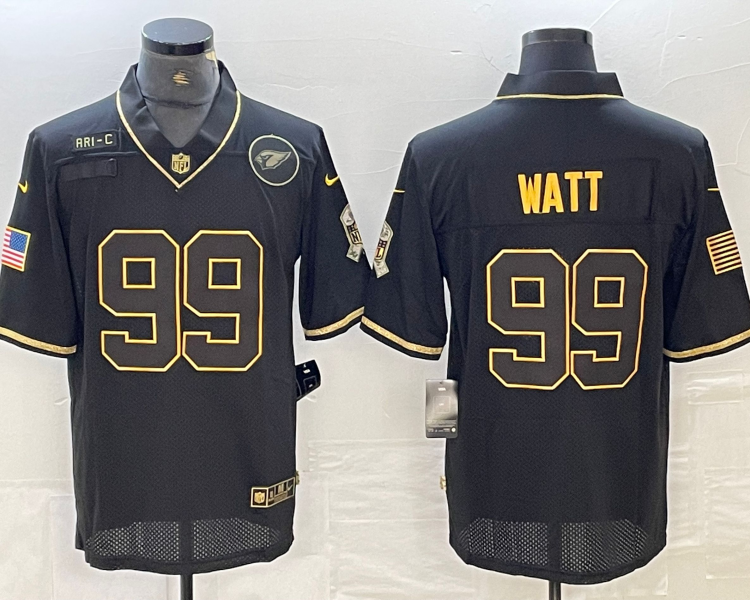 Men's Arizona Cardinals J.J. Watt #99 Black Jersey